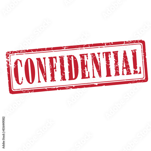 Confidential Stamp Vector
