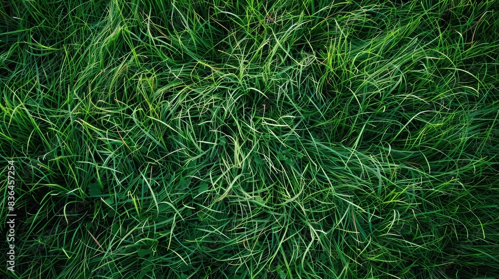 Background texture of green grass Top view of a green lawn texture Background texture of green grass Top view of a green lawn texture