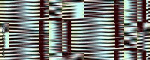 Abstract seamless vector background with glitch brown stripes and lines. Holographic background for wall art, wallpaper, textile, fabrics, wall panel, cover, poster, interior decor. 