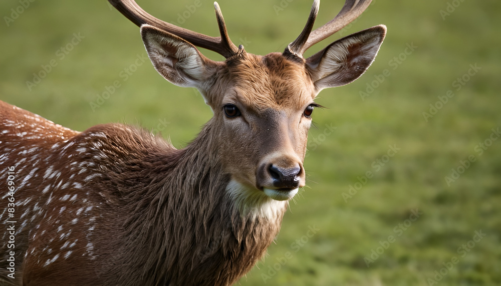 Obraz premium closeup of a red deer