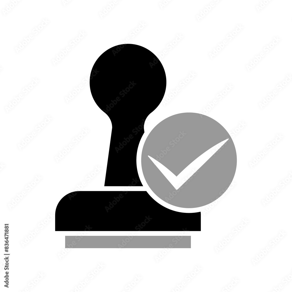 Fototapeta premium Stamp icon PNG