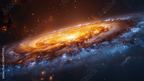 Expansive cosmos - grandeur of galaxies and the universe, revealing the infinite wonders and complexities of celestial bodies and the mysteries that lie within the vastness of space.
