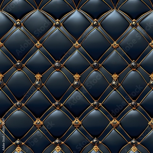 Oxford University elegant diamond background pattern  blue and golden color 