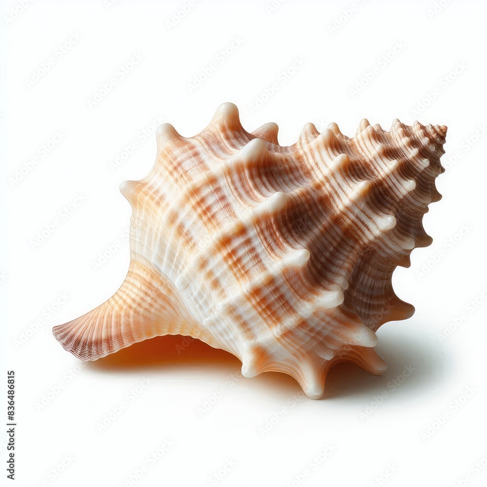 Seashell isolated on a white background Seashell isolated on a white background