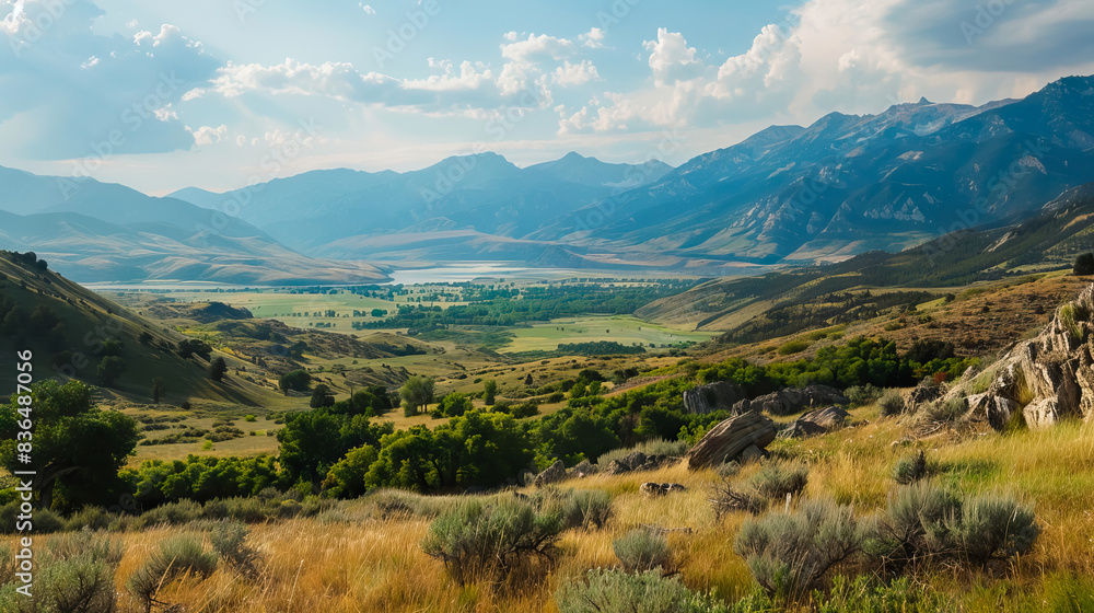 beautiful mountains and hills in summer time. beautiful mountains and hills in summer time.