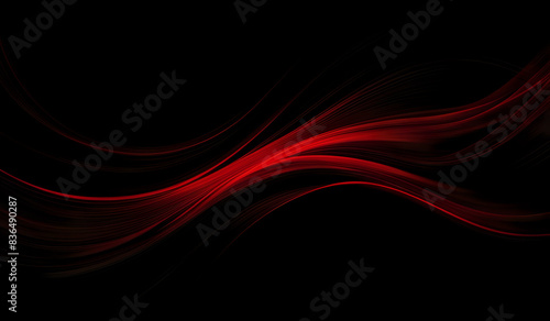 Black background with abstract red color