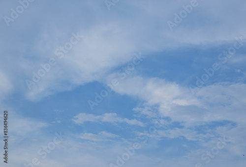 beautiful clouds with blue sky background.