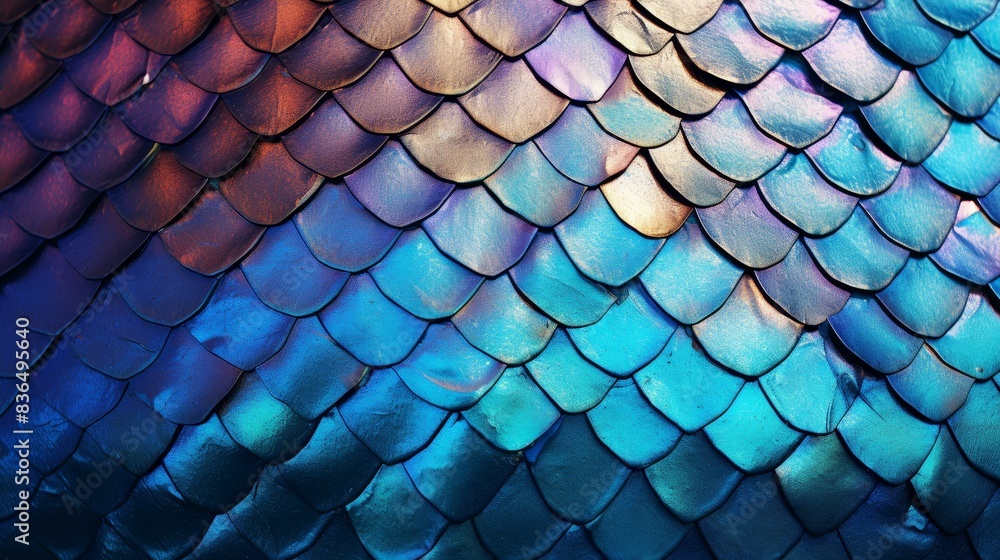 Stunning fish scale textures and iridescent colors in high quality background with realistic animal design and intricate details. Stunning fish scale textures and iridescent colors in high quality background with realistic animal design and intricate details.