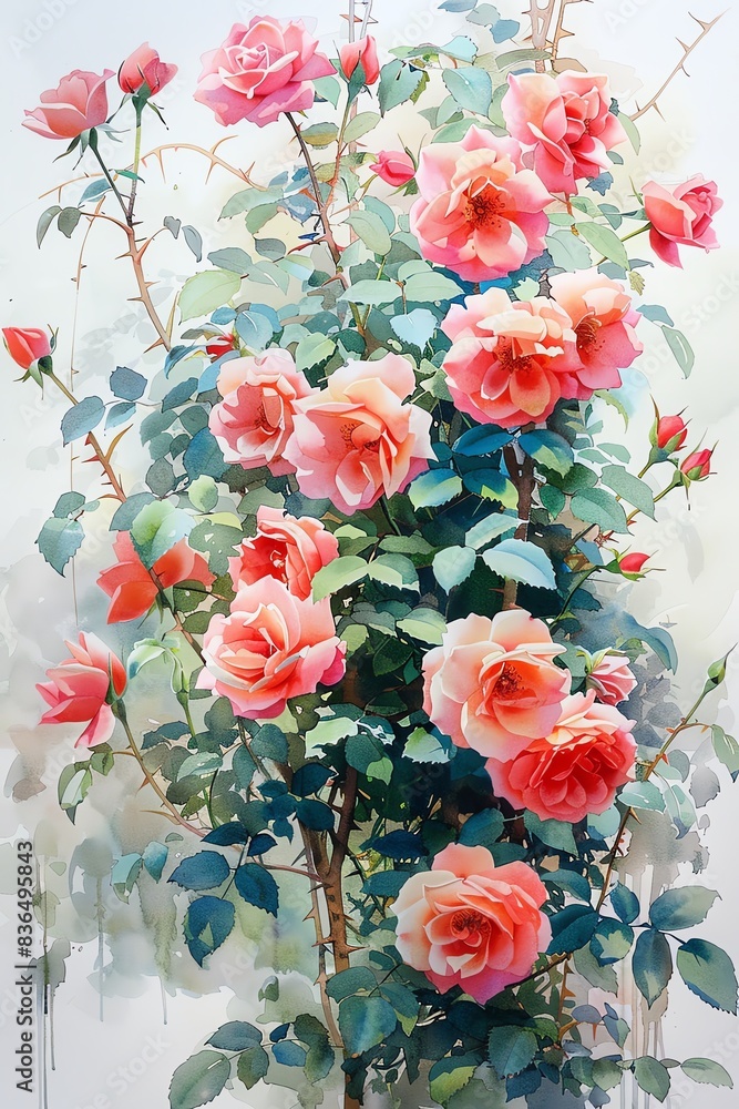 A beautiful bouquet of pink roses in full bloom, surrounded by lush green leaves, creating a stunning and vibrant floral arrangement. A beautiful bouquet of pink roses in full bloom, surrounded by lush green leaves, creating a stunning and vibrant floral arrangement.