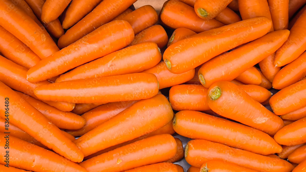 Carrots in the store. For background Carrots in the store. For background