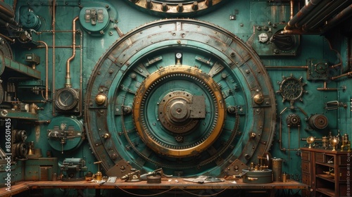 Steampunk gear mechanism © Henry
