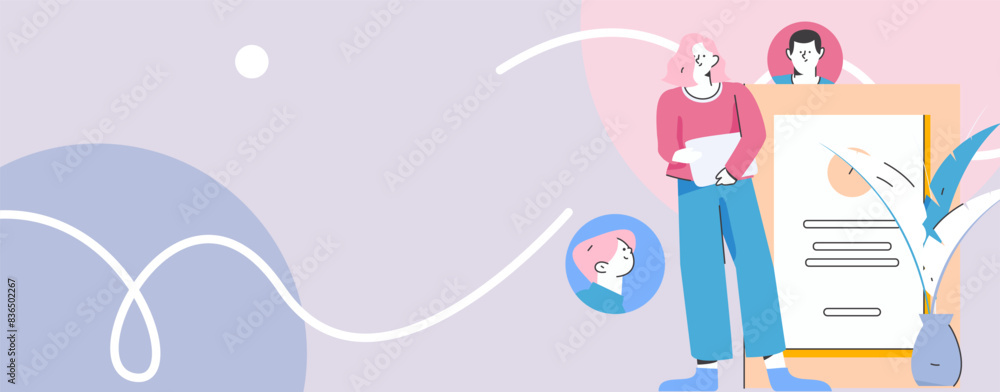 Personnel doing job interview flat vector concept operation hand drawn illustration
Personnel doing job interview flat vector concept operation hand drawn illustration