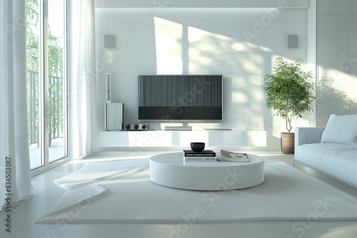 Modern Minimalist Living Space