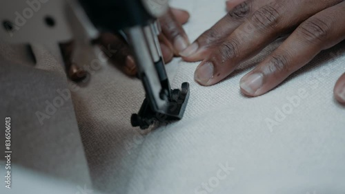 furniture factory. Robotic furniture factory with modern equipment Inside a furniture factory