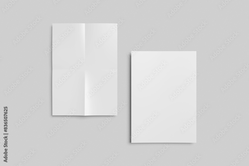 Blank A4 Flyer Mockup Blank A4 Flyer Mockup