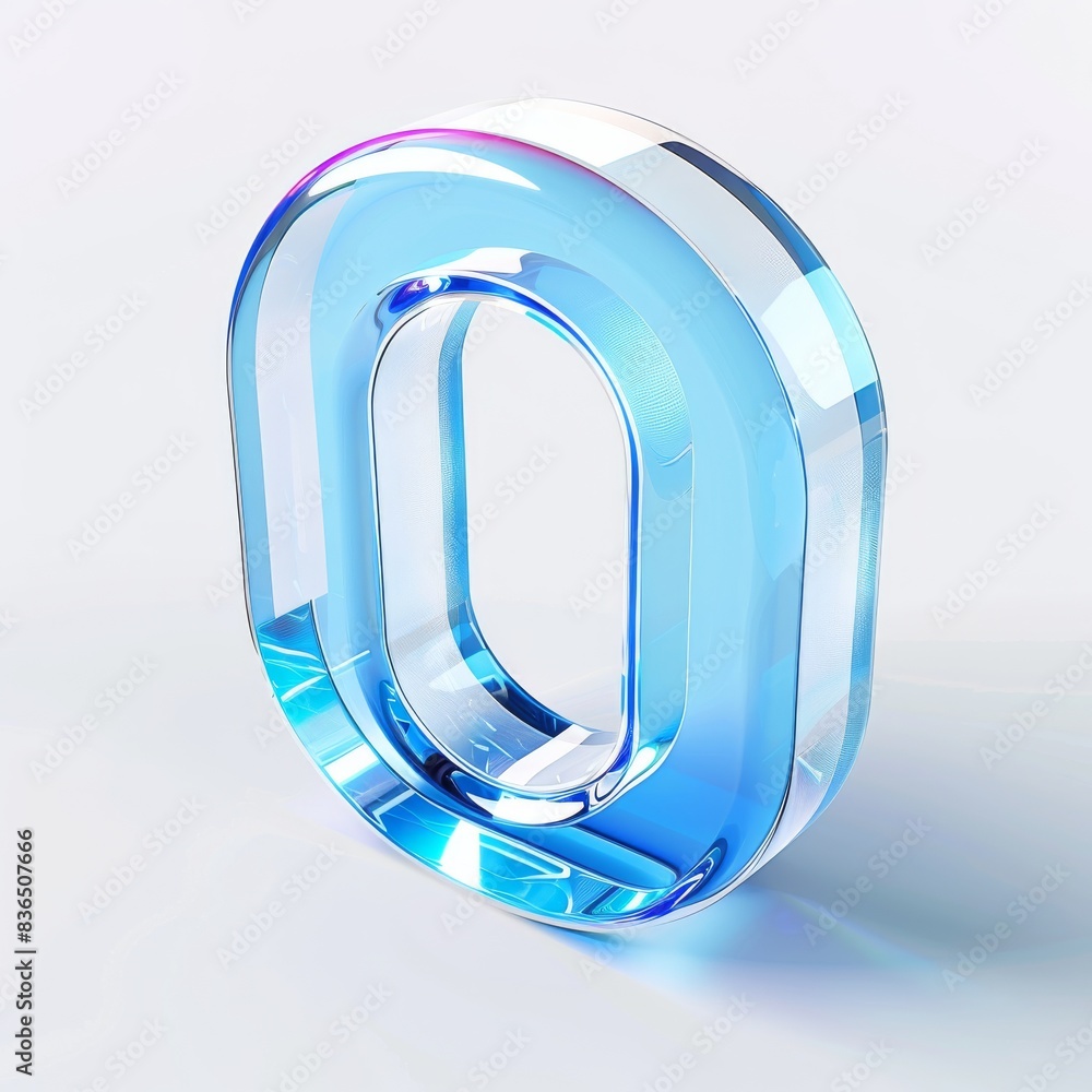 3D logo of the number 