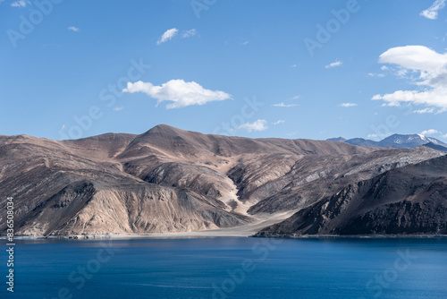 Landscape at Pangong lake in Ladakh, India