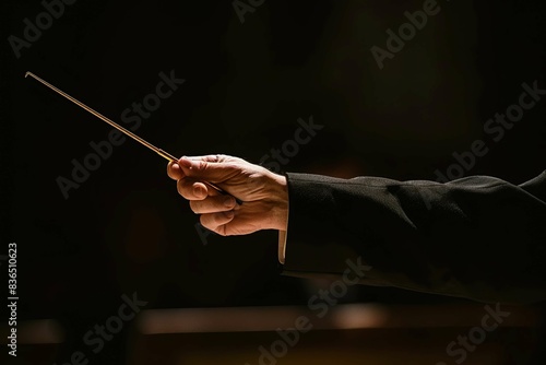 conductor's baton during a performance photo