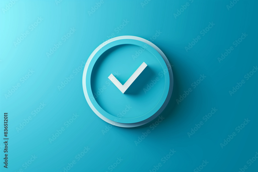 Paper cut Check mark in round icon isolated on blue background. Check list button sign. Paper art style. Vector.
Paper cut Check mark in round icon isolated on blue background. Check list button sign. Paper art style. Vector.