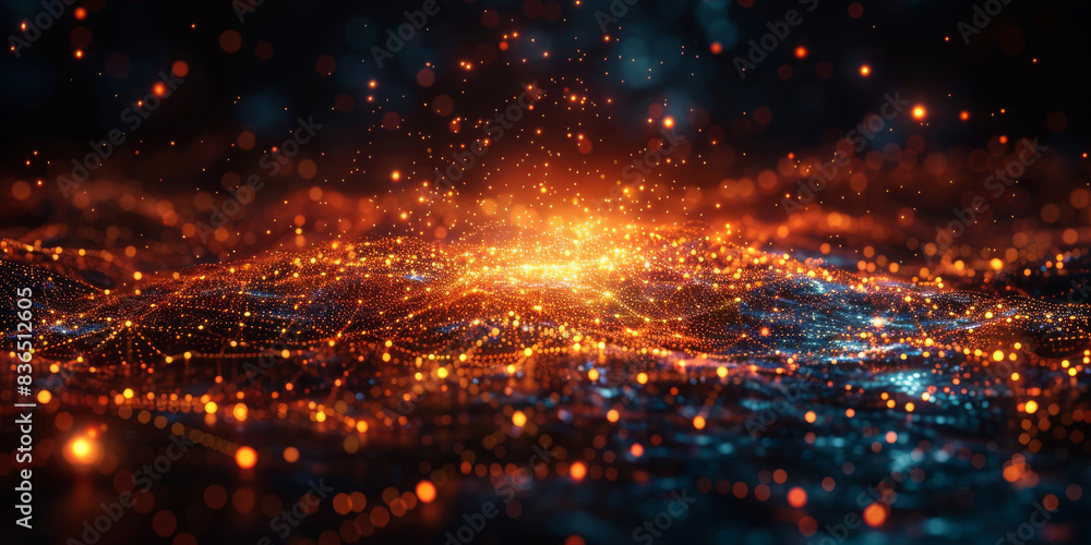 Digital background for tech, AI, neural networks, data, audio, graphics Digital background for tech, AI, neural networks, data, audio, graphics