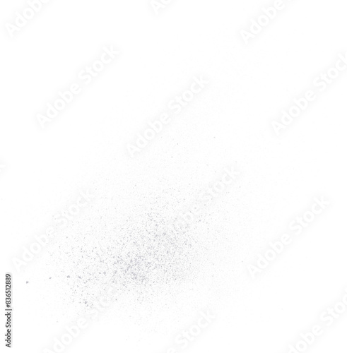 Obraz na płótnie a premium isolated cutout image of fine white powder of flour