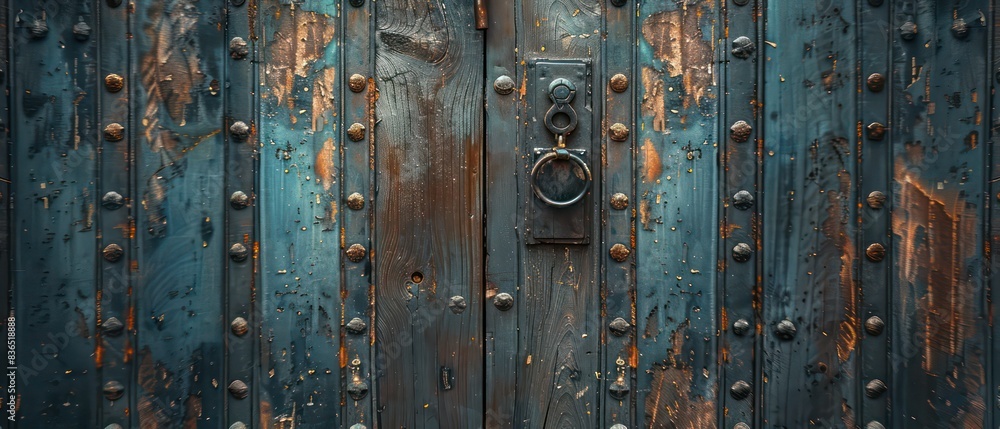 old door wallpaper with nice wood texture and metal details old door wallpaper with nice wood texture and metal details
