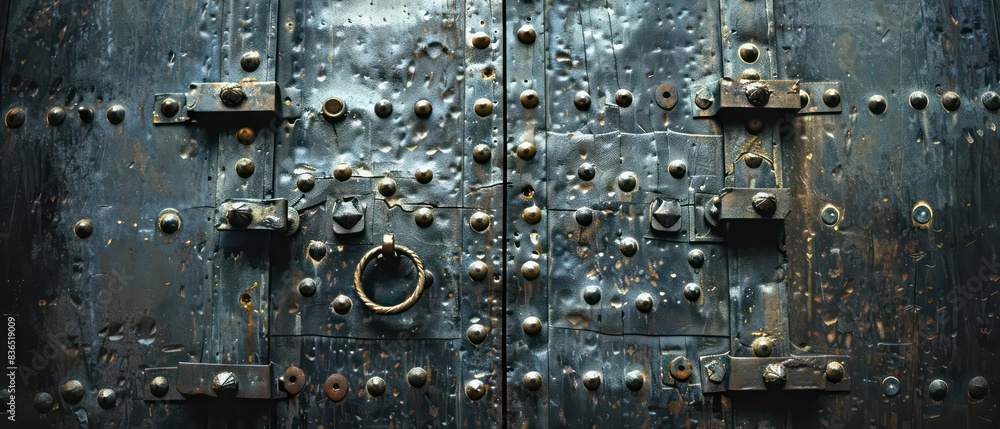 old door wallpaper with nice wood texture and metal details old door wallpaper with nice wood texture and metal details