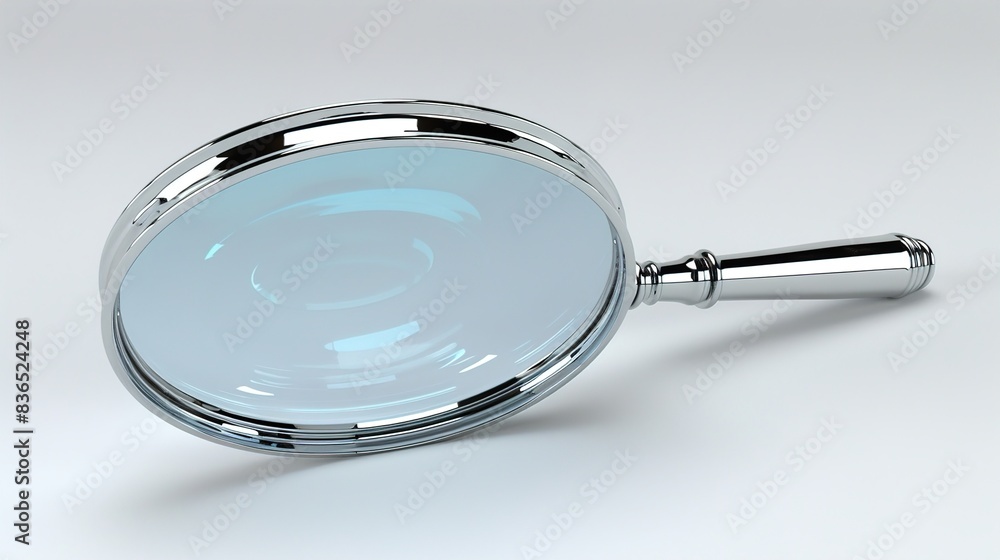 magnifying glass on white background magnifying glass on white background