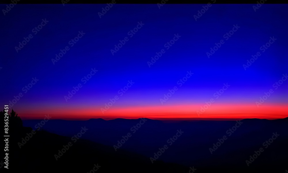 sunset in the mountains and sky sunset in the mountains and sky