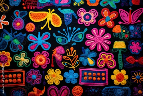 Wallpaper Mural Guna Yala Heritage Unveiled Vibrant Panama Mola Tapestry Torontodigital.ca
