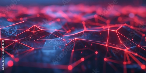 The Support Network, complex network of interconnected nodes and pathways, representing the expansive support
