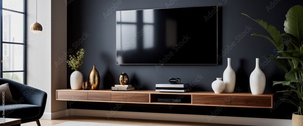 Sophisticated Contemporary Living Room Stylish Wood Floating Sophisticated Contemporary Living Room Stylish Wood Floating