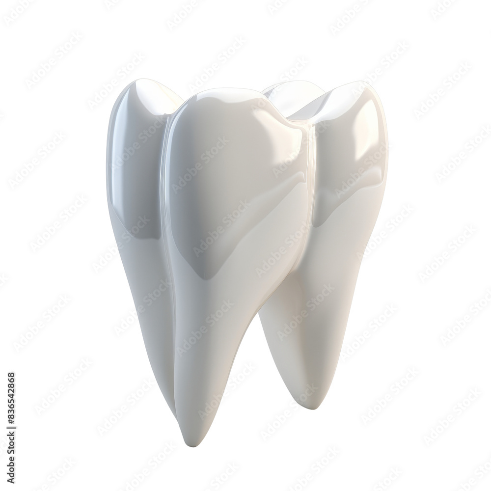 3D healthy molar tooth isolated on transparent background, representing dental care and oral health. 3D healthy molar tooth isolated on transparent background, representing dental care and oral health.