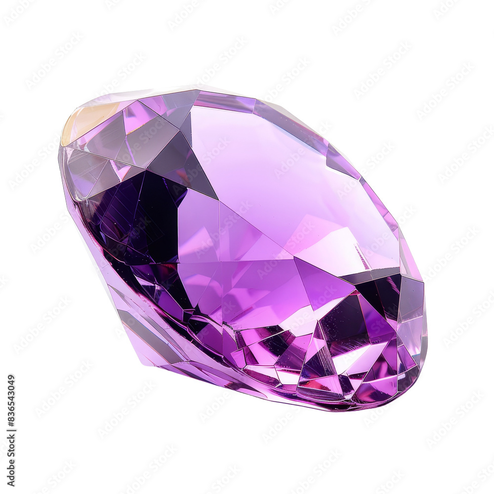 Close-up of a sparkling amethyst gemstone with intricate facets and vibrant purple hues, showcasing its brilliance and clarity Close-up of a sparkling amethyst gemstone with intricate facets and vibrant purple hues, showcasing its brilliance and clarity