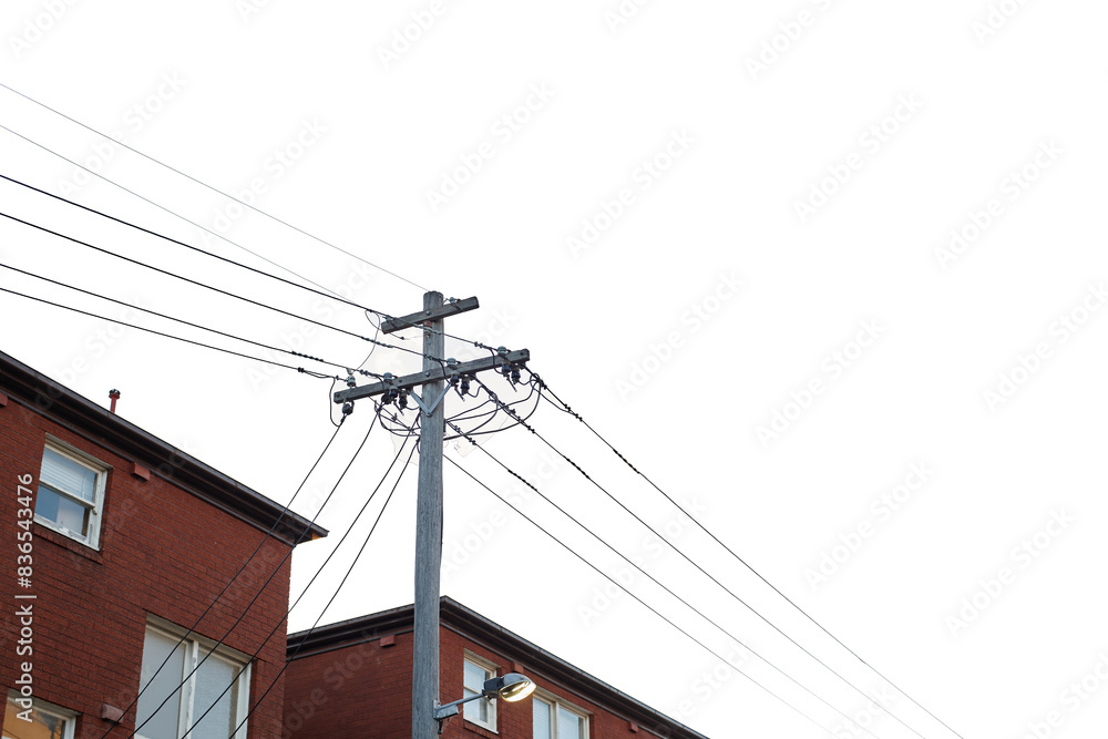 © Austockphoto - Power line utility pole