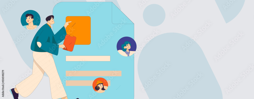 Personnel doing job interview flat vector concept operation hand drawn illustration
Personnel doing job interview flat vector concept operation hand drawn illustration