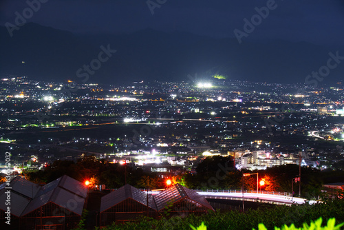 Wallpaper Mural 笛吹川フルーツ公園からの夜景 Torontodigital.ca