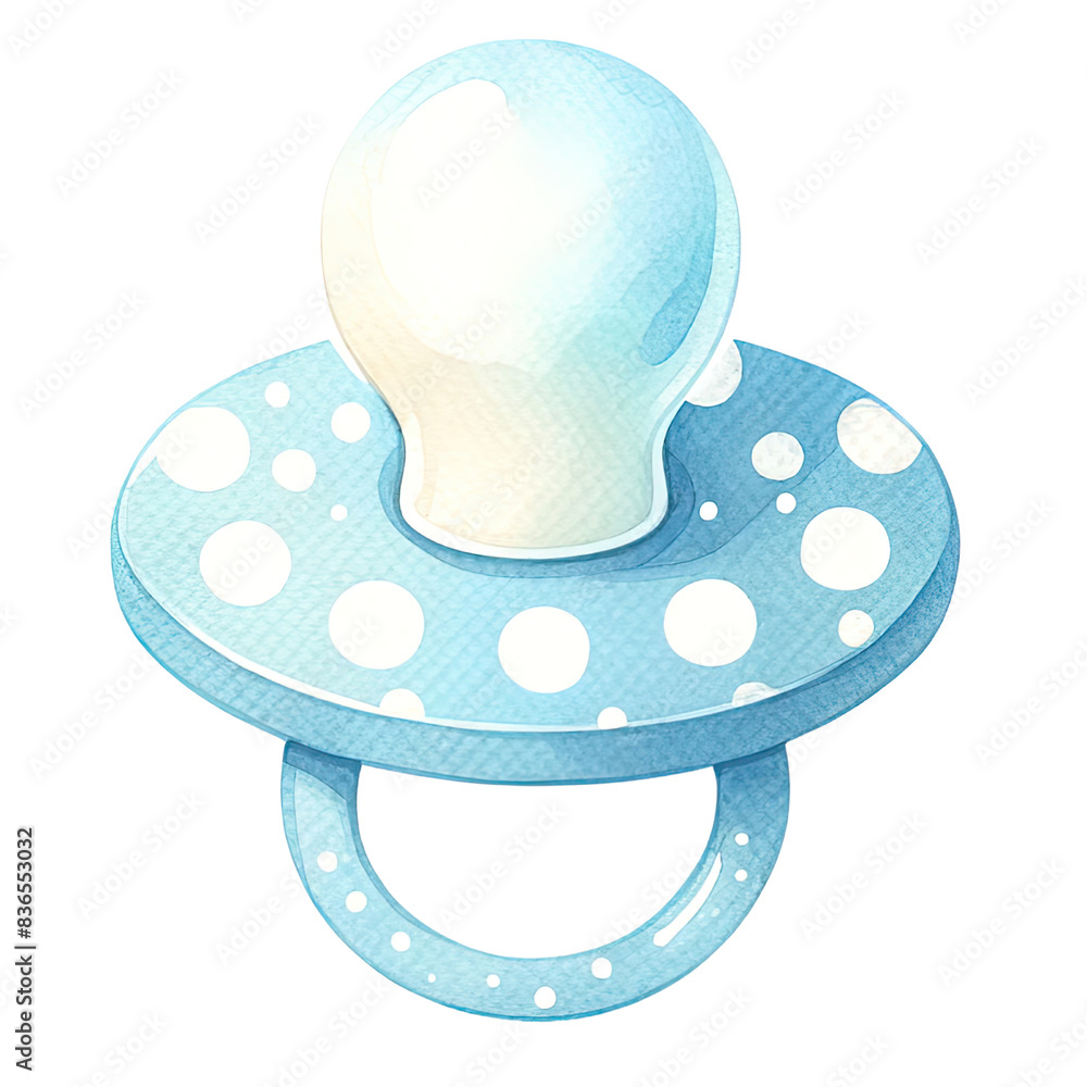 Blue Pacifier Cartoon Blue baby pacifier for baby shower clipart on transparent background ...