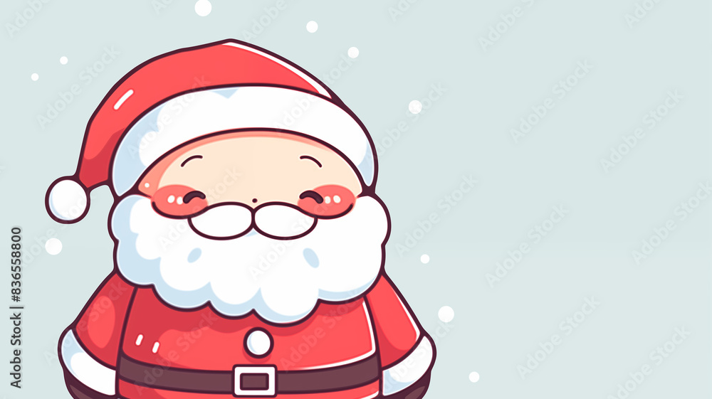 Hand drawn cartoon cute Santa Claus illustration
Hand drawn cartoon cute Santa Claus illustration