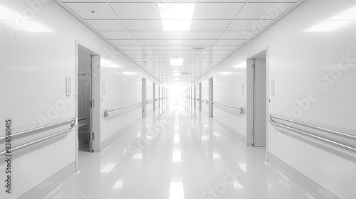 Luminescent Journeys  Exploring the Vibrant Corridors of Health Facilities