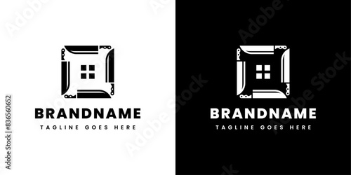 Home Knife Logo, Ideal for Home Chefs, Culinary Brands, and Knifemakers