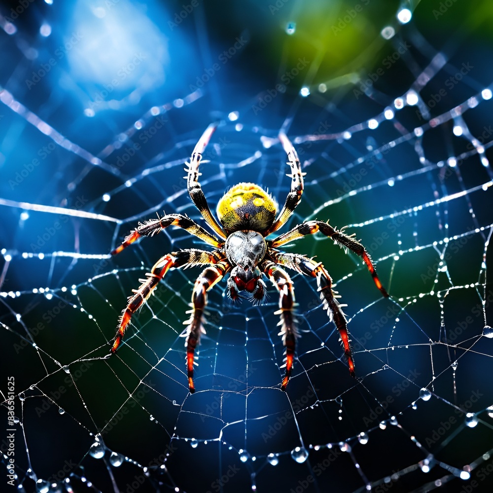 spider on web spider on web