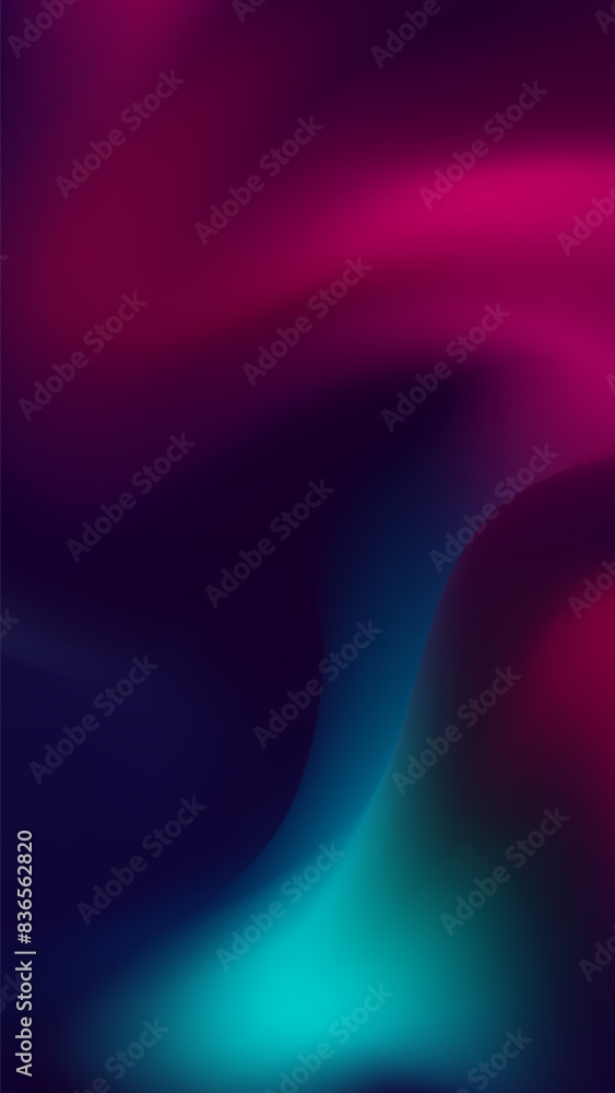 Fototapeta premium Vibrant gradient vertical mesh wave blur backdrop, infusing digital visuals with subtle refinement and a modern, technology inspired aesthetic