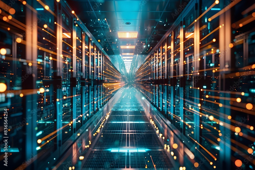 Illustration of Processing data at the edge of the network, closer to where it is generated, to reduce latency and improve real-time decision-making. Ai Generate. Illustration of Processing data at the edge of the network, closer to where it is generated, to reduce latency and improve real-time decision-making. Ai Generate.