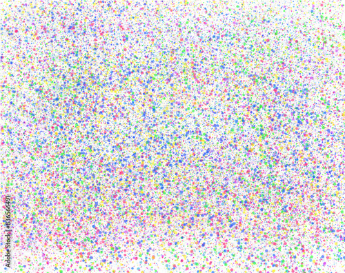 Colorful dots pattern with transparent background