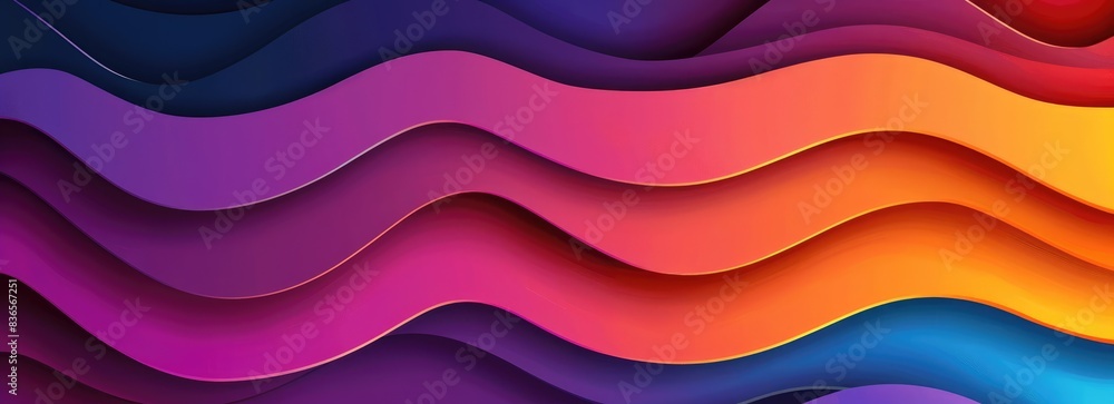 Abstract Colorful Wavy Background Abstract Colorful Wavy Background
