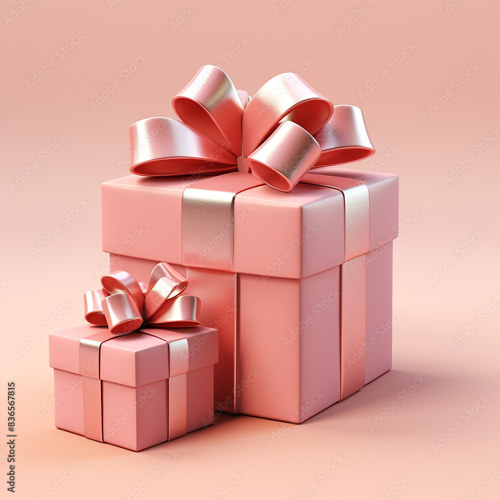 Obraz premium 3d render gift box