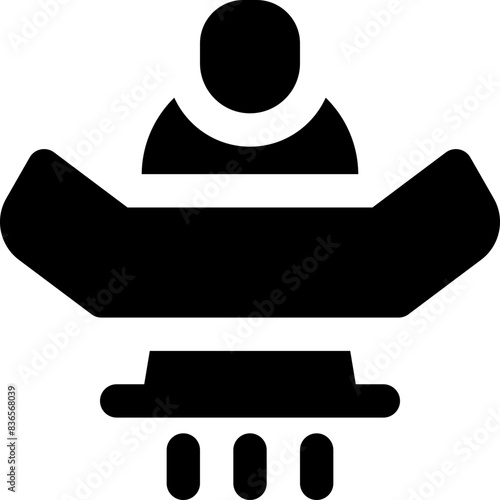 hoverboard icon. vector glyph icon for your website, mobile, presentation, and logo design.