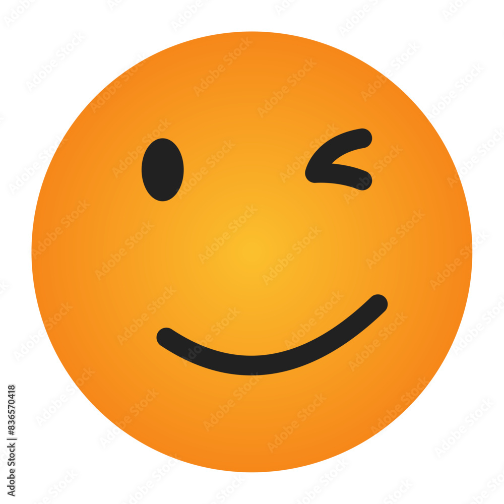 wink face expression icon wink face expression icon