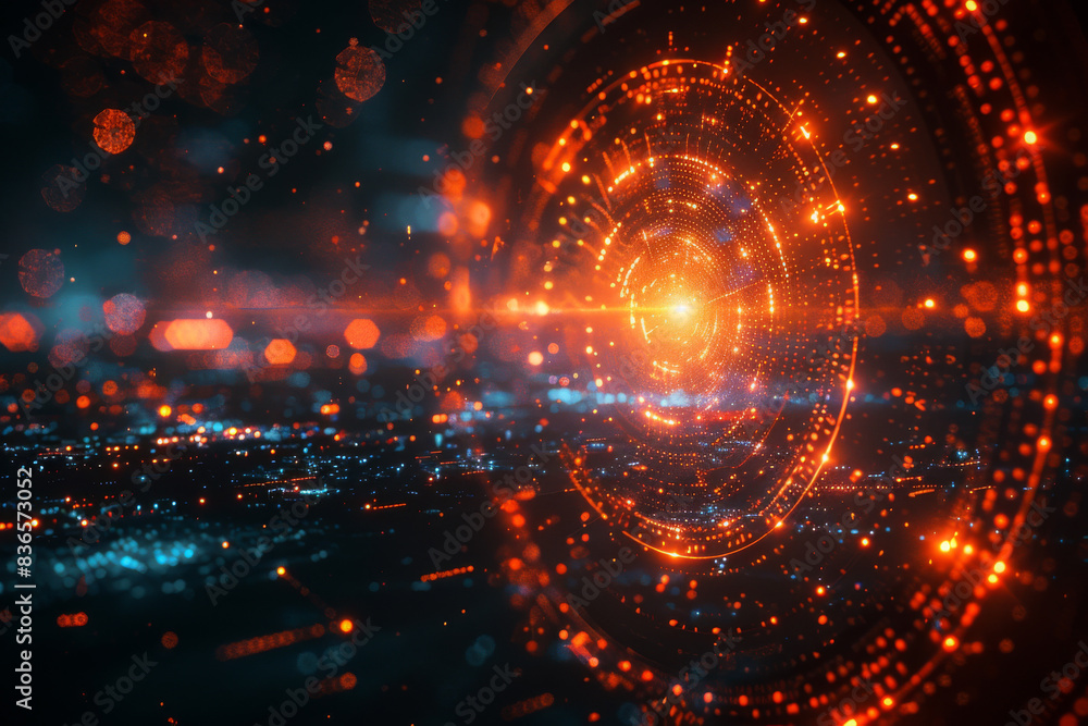 Digital background for tech, AI, neural networks, data, audio, graphics Digital background for tech, AI, neural networks, data, audio, graphics